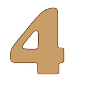 Numero 4 cooper mini 4 x 6 cms.-4C