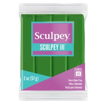 322 arcilla polimerica sculpey iii s302 verde hoja 57 g.-AP0002