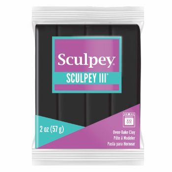 042 arcilla polimerica sculpey iii s302 negro 57 g.-AP0003