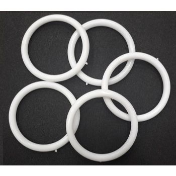 Argolla no.o plastico blanco 1.5 cm-AR0000