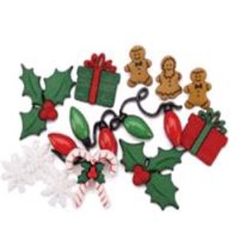 Boton decorativo 2177 christmas-BD0191