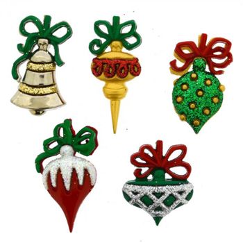 Boton decorativo 7475  christmas ornaments-BD0256