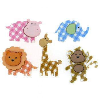 Boton decorativo 6962  baby safari-BD0263