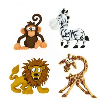 Boton decorativo 7927 silly safari-BD0328