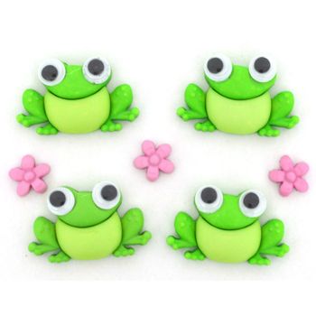 Boton decorativo 8303 happy frogs-BD0342