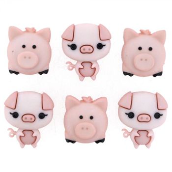 Boton decorativo 10415 pig pen-BD0408