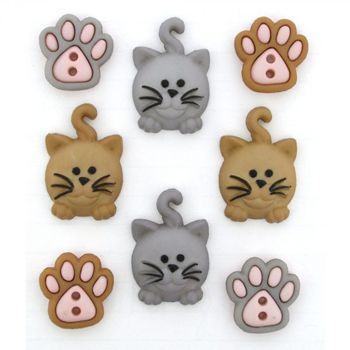 Boton decorativo 9349 happy ki tties-BD0410