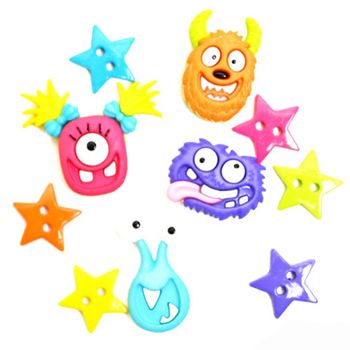 Boton decorativo 10114 monster mash-BD0411
