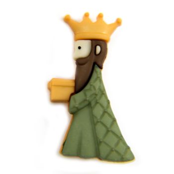 Rey mago verde 1 pieza-BG0062