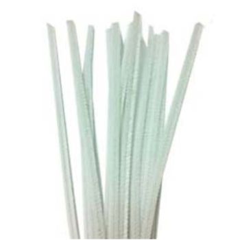 Chenille blanco 100 pzas.-CH0000