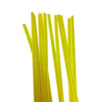 Chenille amarillo  canario 100 pzas.-CH0002
