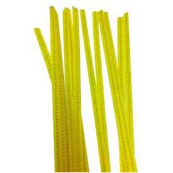 Chenille amarillo  canario 100 pzas.-CH0002