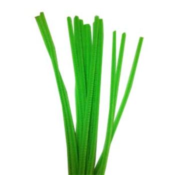 Chenille verde limon  100 pzas.-CH0006