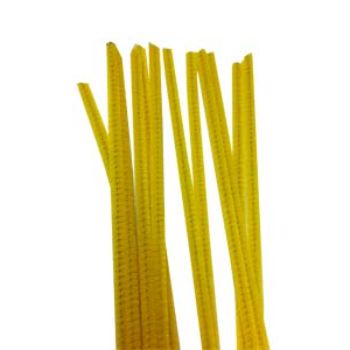 Chenille amarillo mango  100 pzas.-CH0010