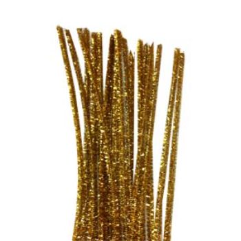 Chenille oro metalico  100 pzas.-CH0021