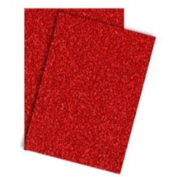 144 foam carta diamantado rojo confetti-FO0319