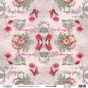 00096 papel tipo servilleta/decoupage 68grs-HP0096