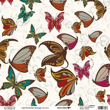 00165 papel tipo servilleta/decoupage 68grs-HP0165