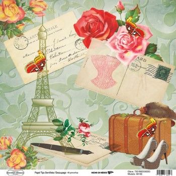 00168 papel tipo servilleta/decoupage 68grs-HP0168