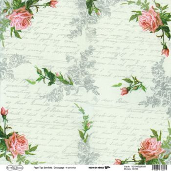 00209 papel tipo servilleta/decoupage 68grs-HP0209