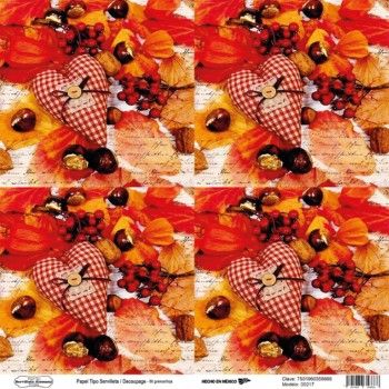 00217 papel tipo servilleta/decoupage 68grs-HP0217