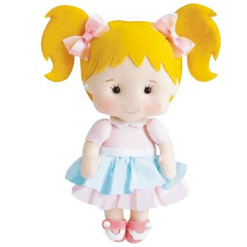 K-1917 figura muñeca con coleta-KI1917