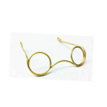 Lentes no.2 dorado  7 cm-LN0003