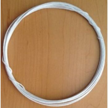 Alambre forrado blanco 3.5 mts.-MA0353