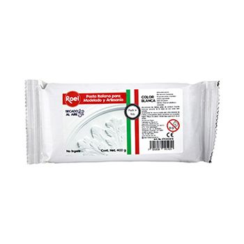 Etc000610 pasta p/modelar italiana roel 500 gms blanca-MA0730
