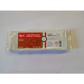 Etc000613 pasta p/modelar italiana roel 1000 g terracota-MA0732