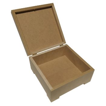 Caja tapa con figura cuadrada 16.5 x 16.5 x 8.5 cms-MD0165