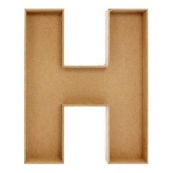 Letra h box con base para luces-MD0511