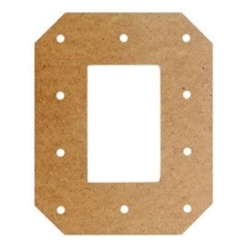 Letra o box con base para luces-MD0519
