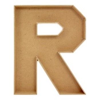 Letra r box con base para luces-MD0522