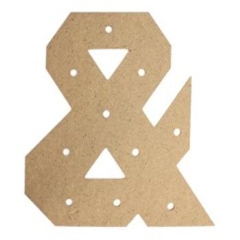 Signo & box con base para luces-MD0541