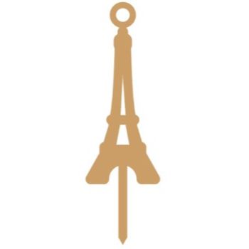 Cake topper torre eiffel 4.3 x 14 cm-MD0598