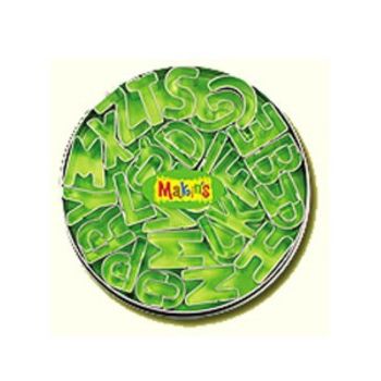 37001 makins juego de cortadores alfabeto 26 pzas.-MK0034
