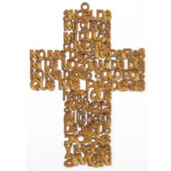 Cruz angel de la guarda 27 cms x 20 cms-ML0664