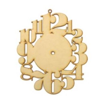 Reloj redondo 30 cms x 25.5 cms-ML0688