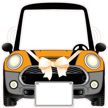 Mini cooper pintado azul 118 cms x 115 cms-ML0929