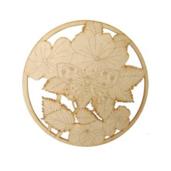 Mandala mariposa 45 cms de diametro-ML1033