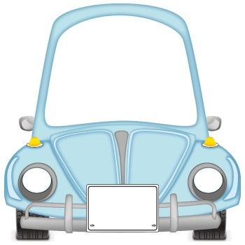 Vocho grande pintado azul 115 cms x 118 cms-ML1071