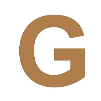 Letra g 21cm x 3mm tipografia arial-ML1164