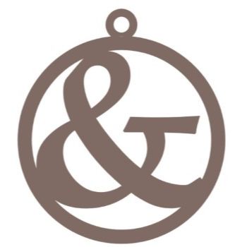 Signo & 10cm x 11cm tipografia palatino-ML1225