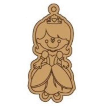 Recorte laser princesa-ML1422