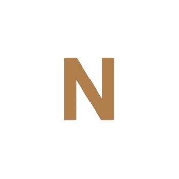 Letra n arial mini 3.5 cms-ML1556