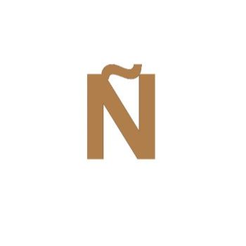 Letra ã‘ arial mini 3.5 cm-ML1557