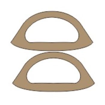 Asas para bolso modelo 4 24x11.5 cm-ML1623