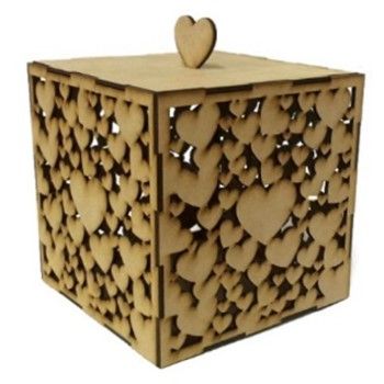 Caja corazones 20.8x14.5 cm-ML1625