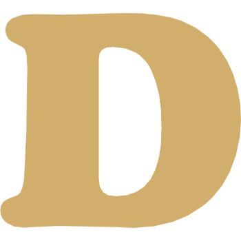 Letra d cooper mini 2 cms-ML1640